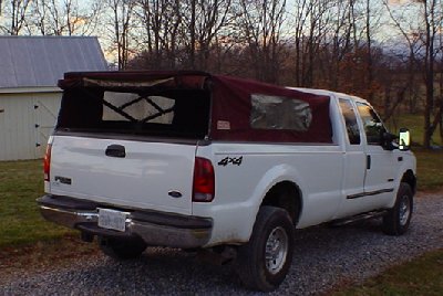Truck with Canvas Cap